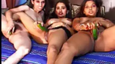 Indian - Three girls playing together