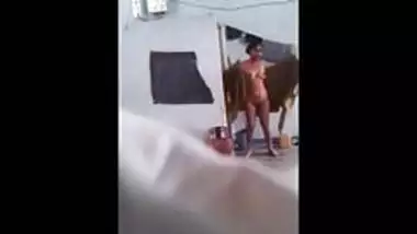 Desi Boy Catches Mom Bathing and Dressing on Spy Cam