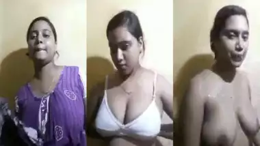 Busty Bengali wife selfie nude bath video