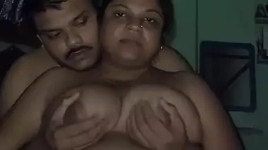 Chubby Indian couple romance fondling video
