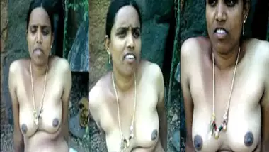 Tamil slut nude show outdoors for her client