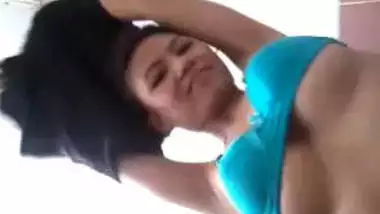 girl changing her dress in bedroom hot boobs