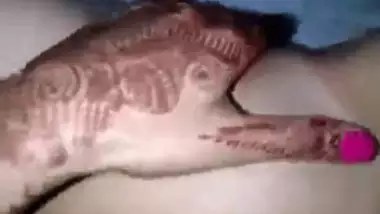 Newly Married Indian Bhabhi fingering her pussy on cam