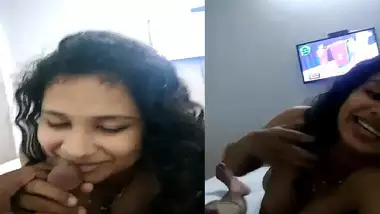 Mallu hot girlfriend sucking big dick viral POV