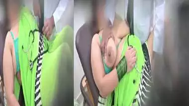 Doctor checking aunty big boobs and fingering pussy